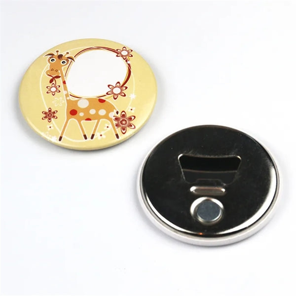 58mm Button Bottle Opener with Magnet