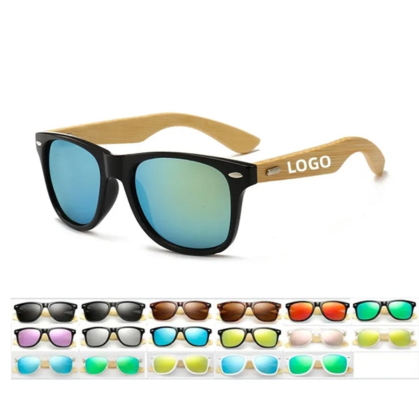Bamboo Frame Sun Glasses