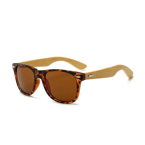 Bamboo Frame Sun Glasses