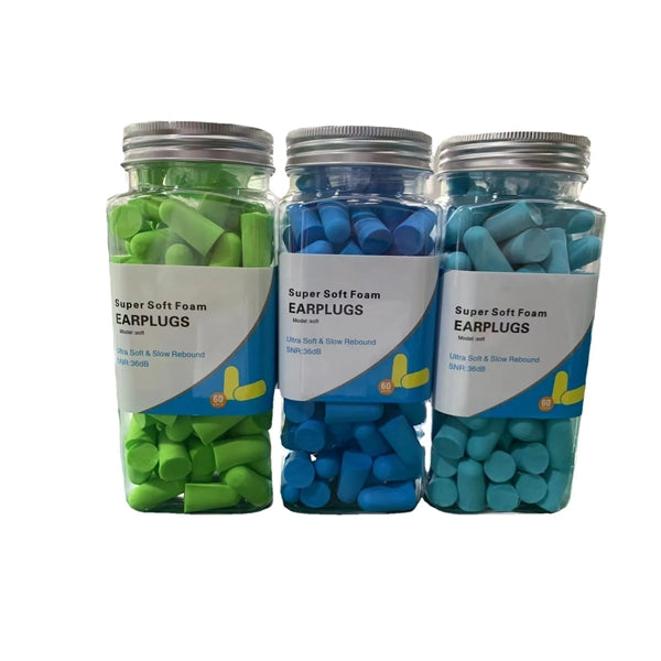 Sponge canned soundproof earplugs