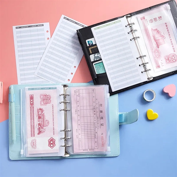 A6 PU Leather Notebook Binder