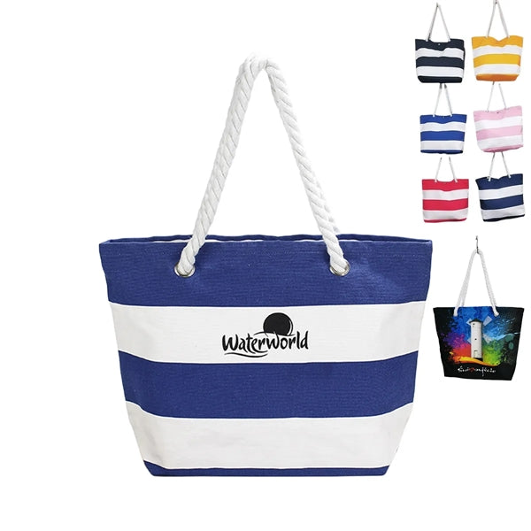 Canvas Beach Tote Bag
