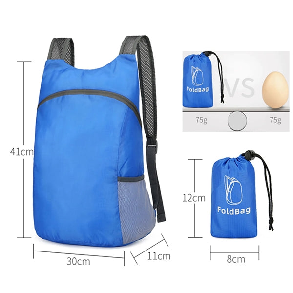 Folding sports backpack