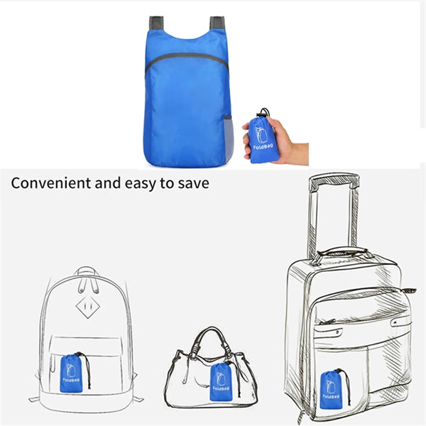 Folding sports backpack