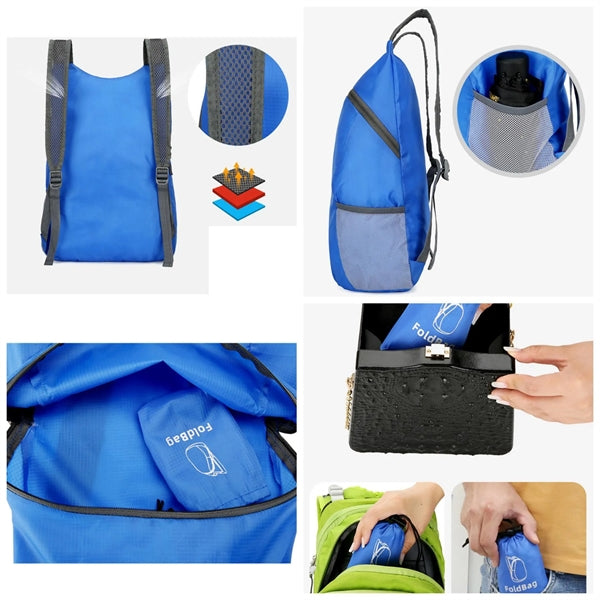 Folding sports backpack