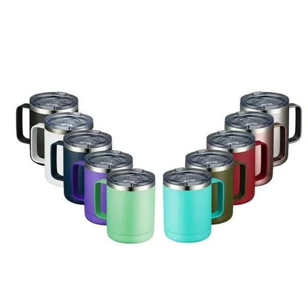 12oz Stainless Steel Insulated Coffee Mug with Handle