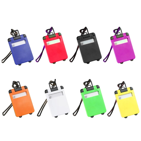 Printed Travel Rolling Suitcase Tote Luggage Tags