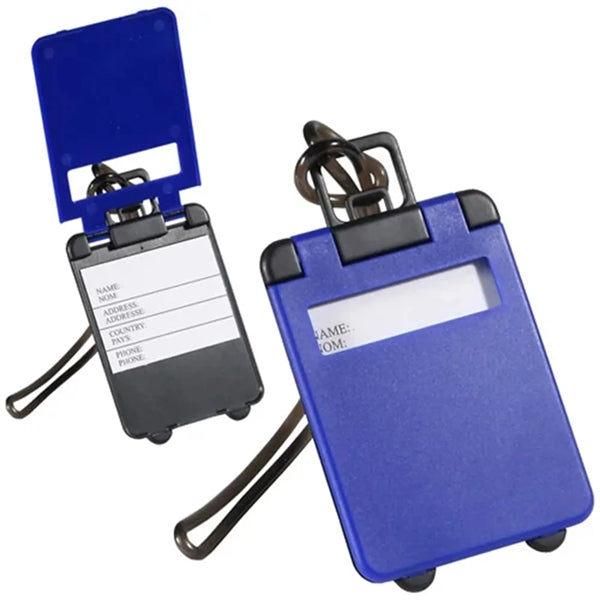 Printed Travel Rolling Suitcase Tote Luggage Tags