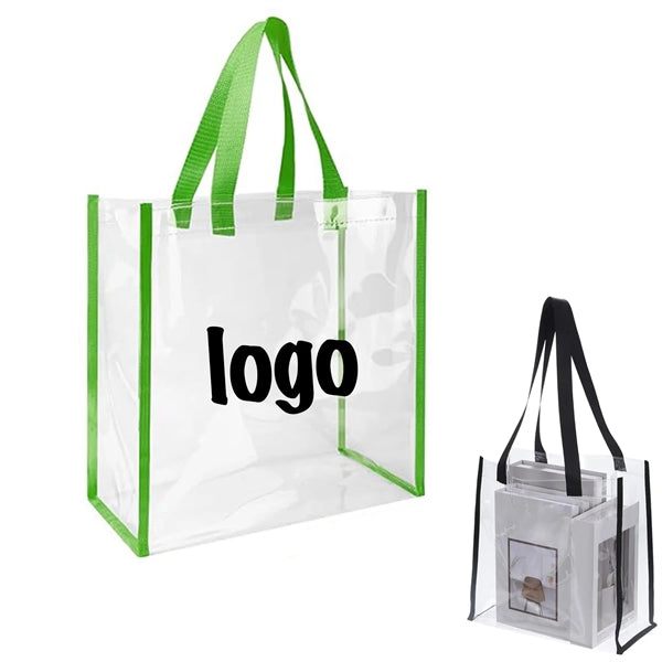 Clear PVC Stadium Tote Bag