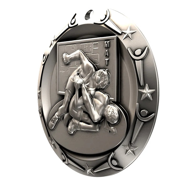 3'' World Class Wrestling Medallion