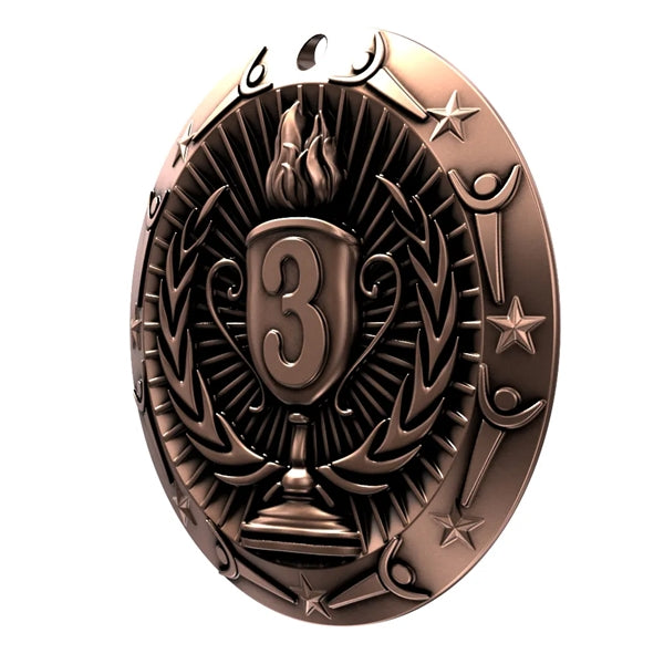 3'' World Class Medallion 3rd Place