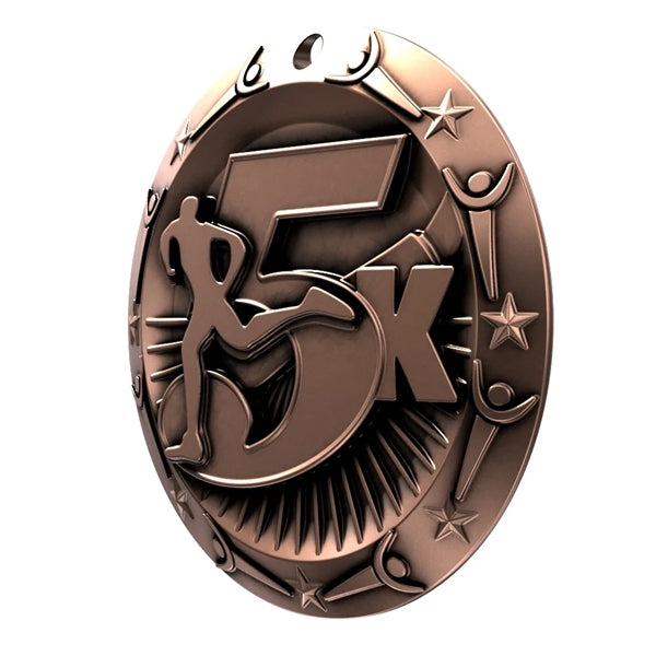 3'' 5 K Medal
