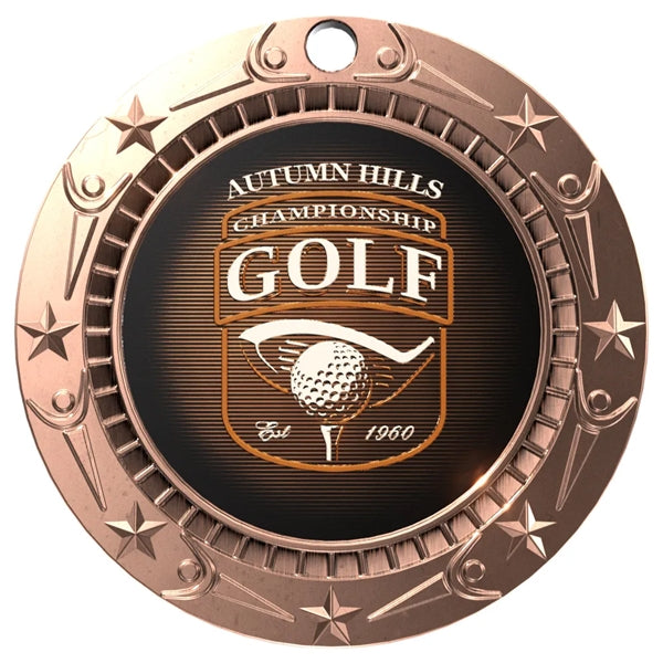 3" Vibraprint World Class Insert Medal