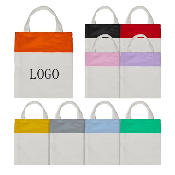 Canvas Tote Bags Colorful Grocery Shopping Handbags