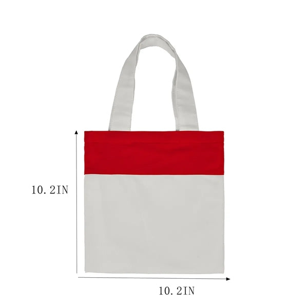 Canvas Tote Bags Colorful Grocery Shopping Handbags