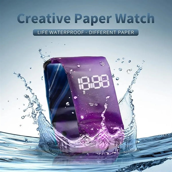Waterproof Paper Watch with Magnetic Strap Great AD Gift