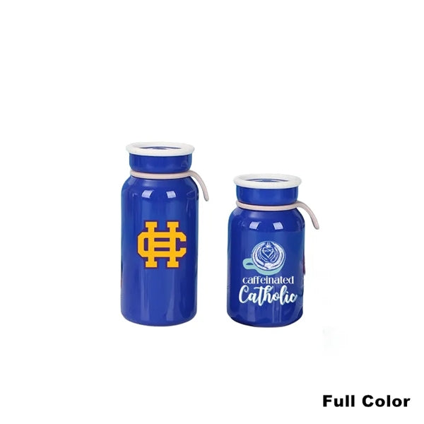 10/13.5 oz Double Wall Stainless Steel Milk Thermos Cup