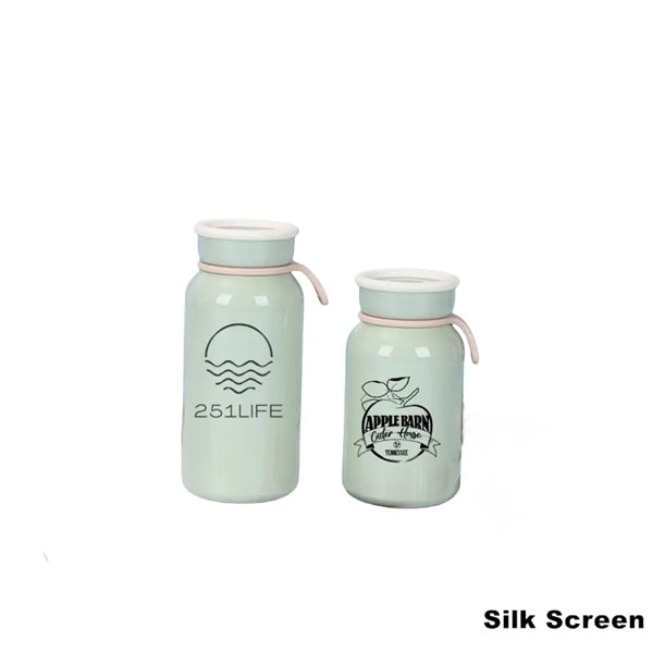 10/13.5 oz Double Wall Stainless Steel Milk Thermos Cup