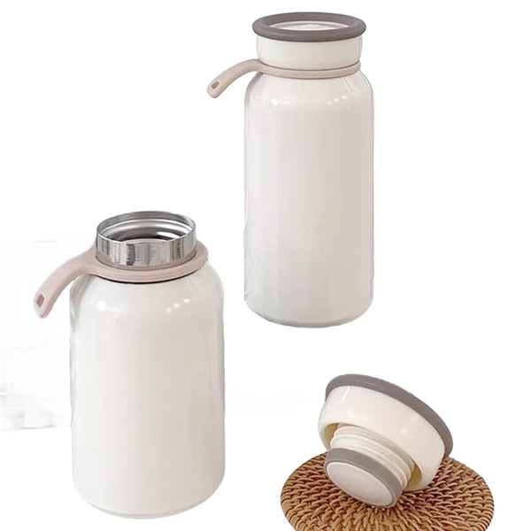 10/13.5 oz Double Wall Stainless Steel Milk Thermos Cup