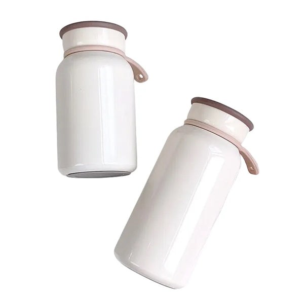 10/13.5 oz Double Wall Stainless Steel Milk Thermos Cup