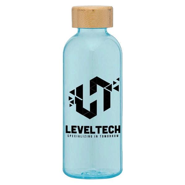 Strom - 22 oz. RPET Water Bottle - Bamboo Lid - Silkscreen