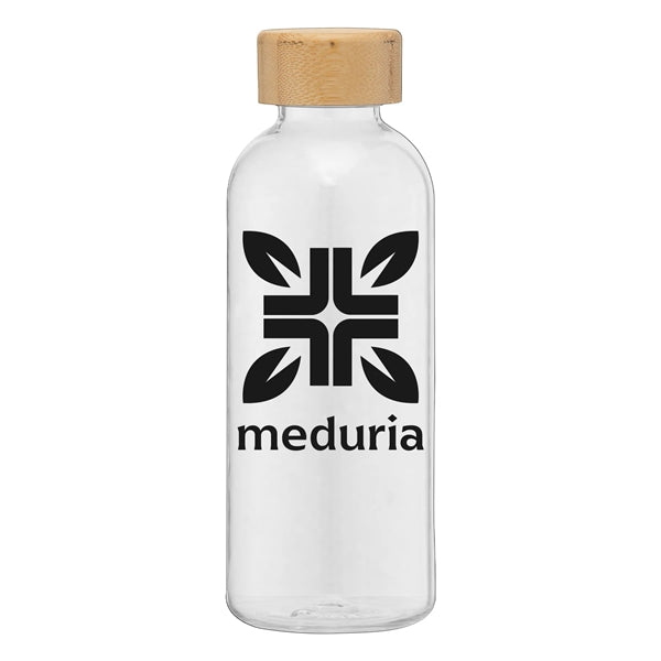 Strom - 22 oz. RPET Water Bottle - Bamboo Lid - Silkscreen