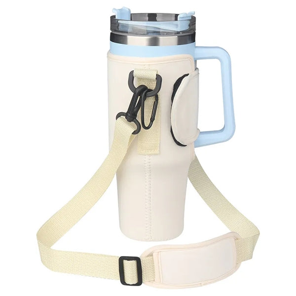 40 OZ Bottle Pouch Holder With Adjustable Strap
