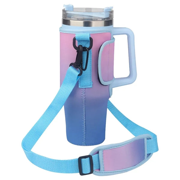 40 OZ Bottle Pouch Holder With Adjustable Strap