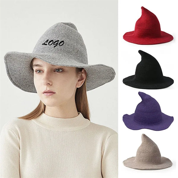 Halloween Wool Witch Hat