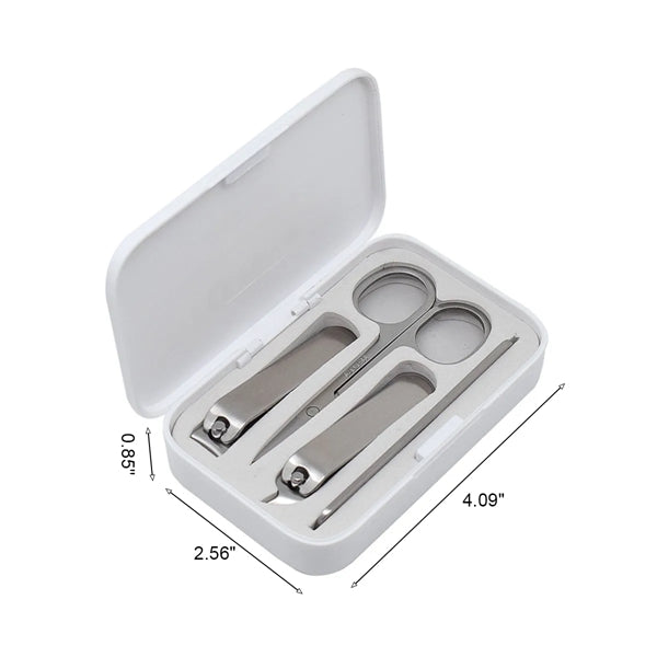 4 Pieces Stainless Steel Nail Clipper Set
