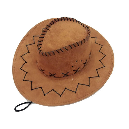 Outdoor tourism Western cowboy big brim top hat
