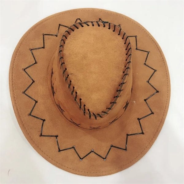 Outdoor tourism Western cowboy big brim top hat