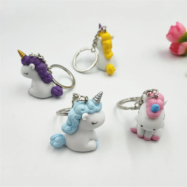 Unicorn PVC Keychain