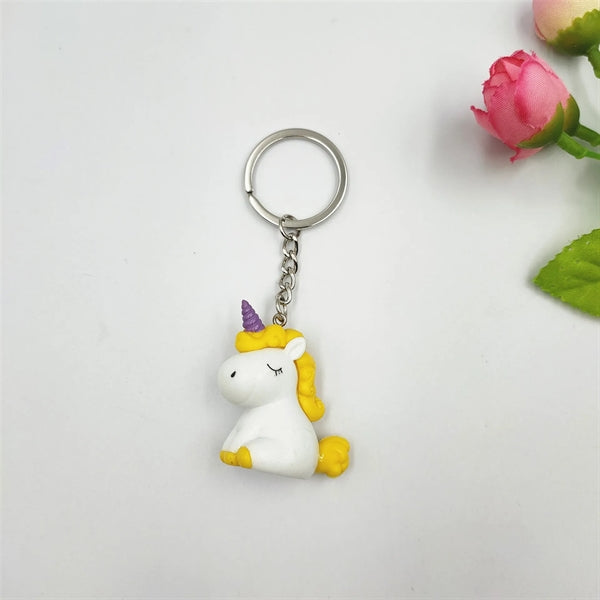 Unicorn PVC Keychain