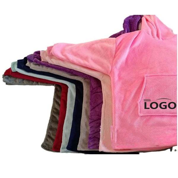 Wearable Sweatshirt Blanket Hoodie