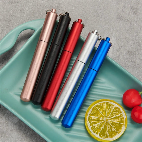 Stainless Steel Telescopic Straw W/ Bottle Opener