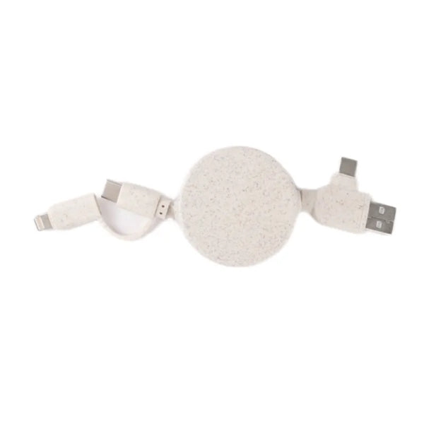 6-in-1 Eco-friendly Retractable Charging Cable