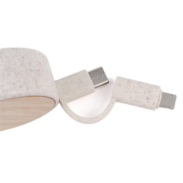 6-in-1 Eco-friendly Retractable Charging Cable