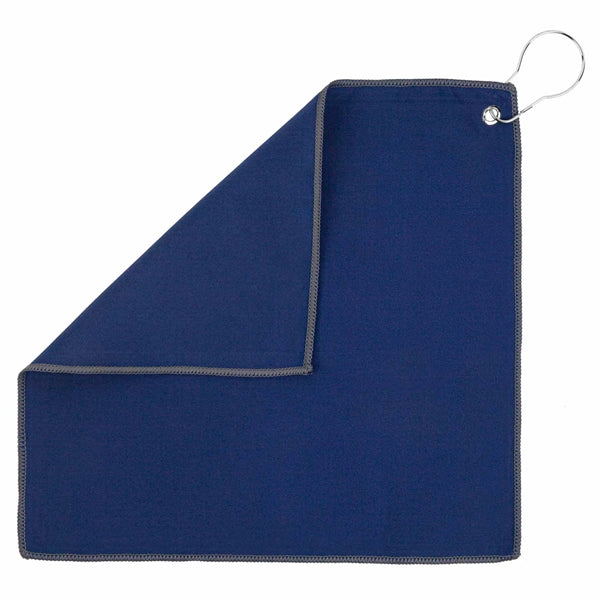 12x12 Recycled Golf Towel with Carabiner
