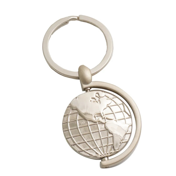 Spinning Globe Keychain