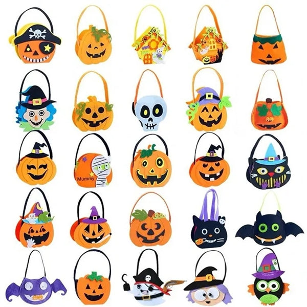 Felt Halloween Trick or Treat Basket