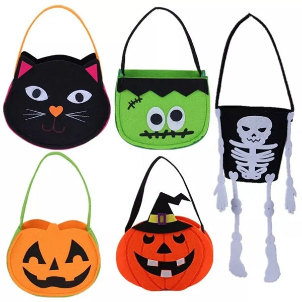 Felt Halloween Trick or Treat Basket