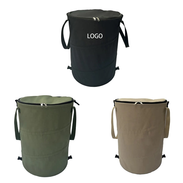 Outdoor Foldable Round Trash