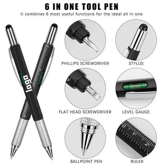 6 in 1 Multi Function Tool Pen