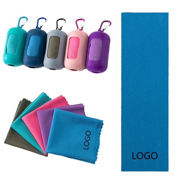 Quick-drying Towel With Silicone Case