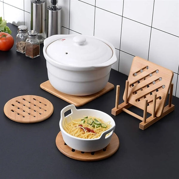 Bamboo Trivet Kitchen Hot Pads