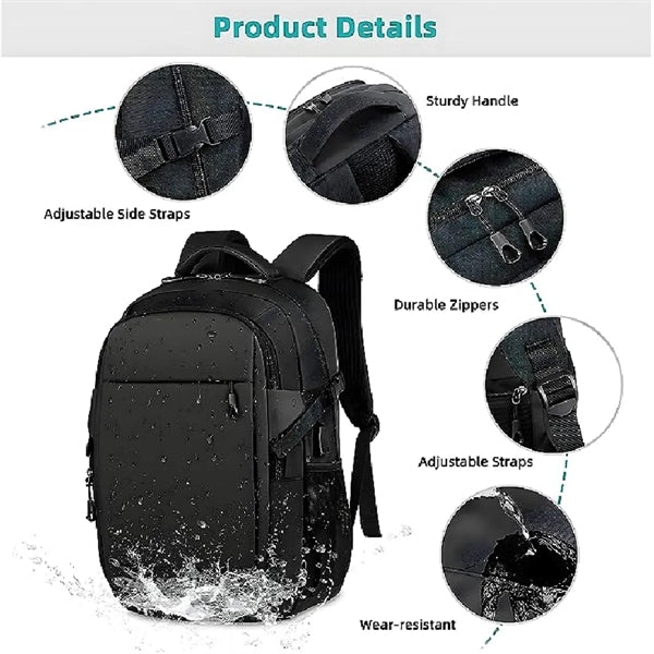 Business USB 15.6 inch Travel Laptop Backpack