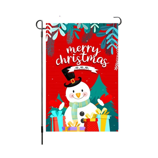 Christmas Garden Flags for Outside