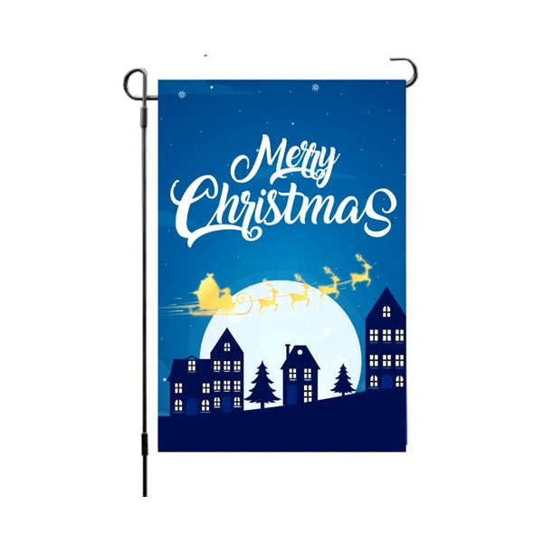 Christmas Garden Flags for Outside