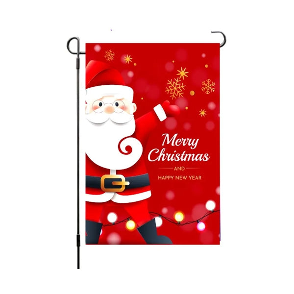 Christmas Garden Flags for Outside